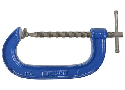 Irwin® Record® 120 Heavy-Duty G-Clamp 150mm (6in) IRWIN® Record® - RockBottom Northampton