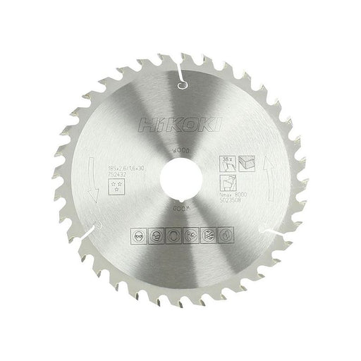 Hikoki Circular Saw Blade 185 x 30mm x 36T HiKOKI - RockBottom Northampton