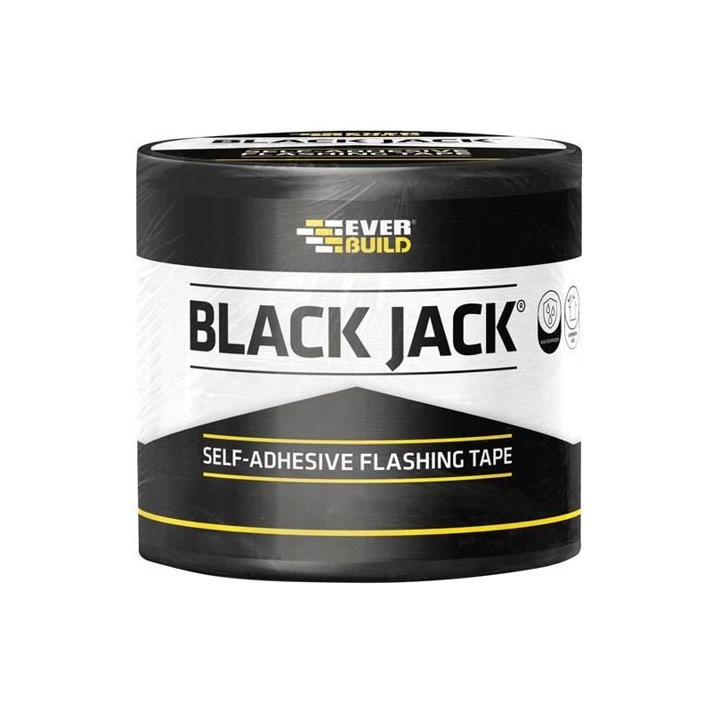 Everbuild Sika Black Jack® Flashing Tape, DIY 150mm x 3m Everbuild Sika - RockBottom Northamptin