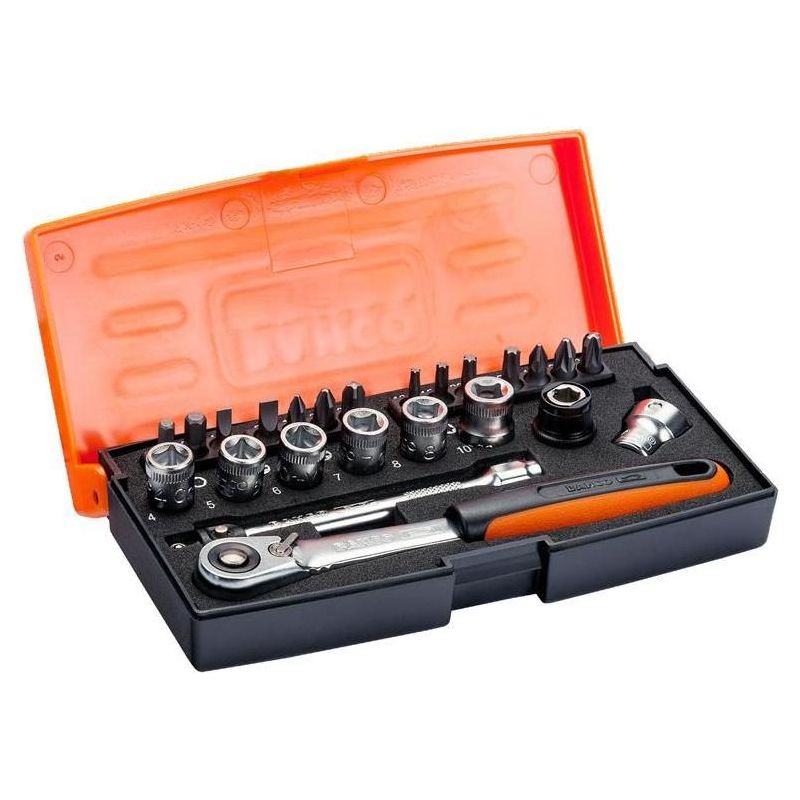 Bahco SL24 1/4in Drive Socket Set, 24 Piece Bahco - RockBottom Northampton