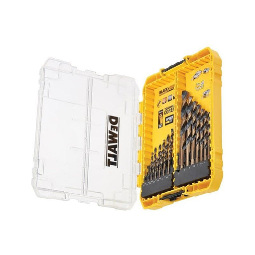 Dewalt Power Tools DT70755 BLACK&GOLD HSS Drill Set, 21 Piece DeWALT Power Tools - RockBottom Northampton