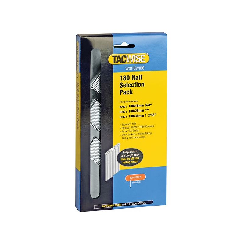 Tacwise 180 18 Gauge Nail Selection (Pack 4000) Tacwise - RockBottom Northampton
