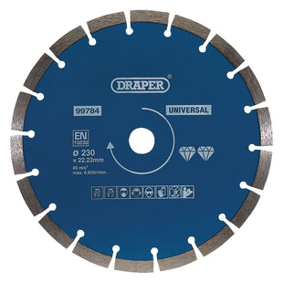 Draper Segmented Diamond Blade, 230mm 99784 Draper - Town Tools 