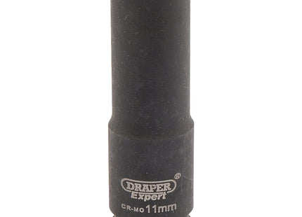 Draper Expert HI-TORQ 6 Point Deep Impact Socket, 3/8" Sq. Dr., 11mm Draper - Town Tools 