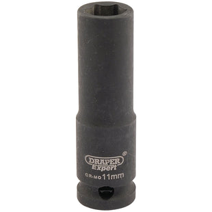 Draper Expert HI-TORQ 6 Point Deep Impact Socket, 3/8" Sq. Dr., 11mm Draper - Town Tools 