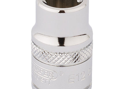 Draper TX-STAR Socket, 3/8" Sq. Dr., E12 34187 Draper - Town Tools 