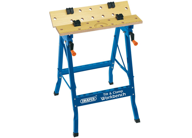 Draper Tilt & Clamp Fold Down Workbench, 600mm 09951 Draper - Town Tools 