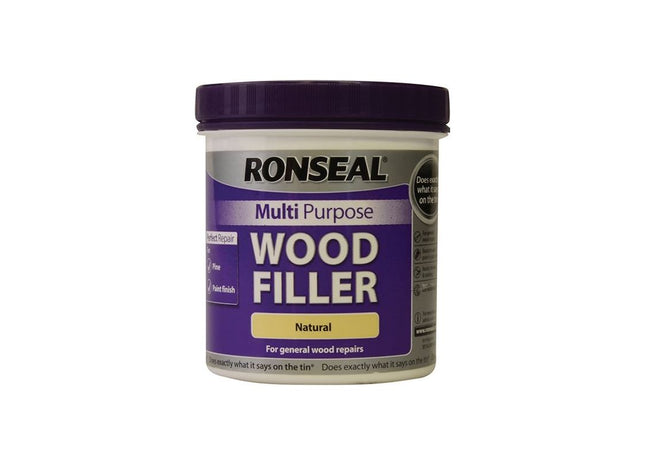 Ronseal Multipurpose Wood Filler Tub Natural 930g Ronseal - RockBottom Nothampton