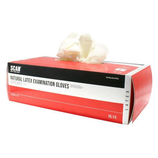 Scan Latex Gloves - Large (Box 100) Scan - RockBottom Nothampton
