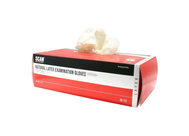 Scan Latex Gloves - Large (Box 100) Scan - RockBottom Nothampton