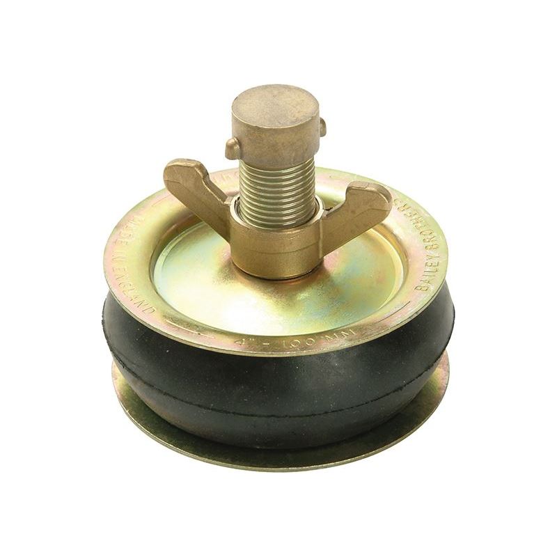 Bailey Products 2565 Drain Test Plug 200mm (8in) - Brass Cap Bailey Products - RockBottom Northampton