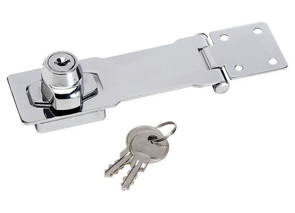 Master Lock Chrome Plated Steel Locking Hasp 118mm Master Lock - RockBottom Northampton