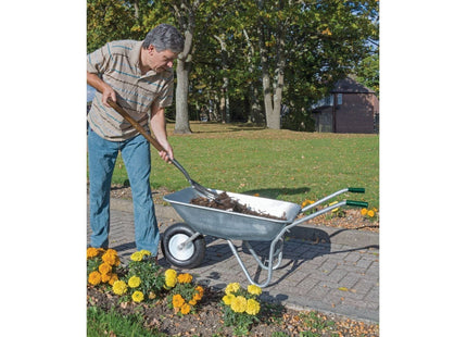 Draper Galvanised Wheelbarrow, 65L 31619 Draper - Town Tools 