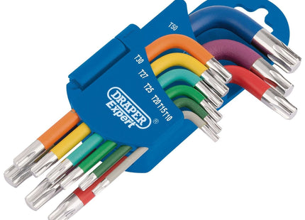 Draper TX-STAR Metric Coloured Short Arm Key Set (9 Piece) 66135 Draper - Town Tools 