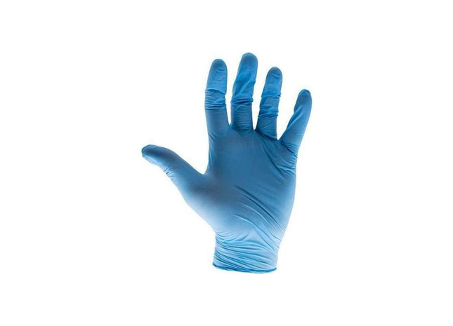 Scan Blue Nitrile Disposable Gloves Medium (Box of 100) Scan - RockBottom Nothampton