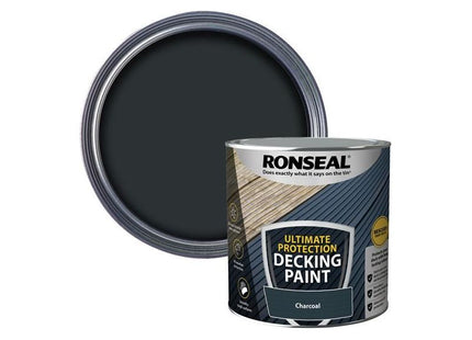 Ronseal Ultimate Protection Decking Paint Charcoal 2.5 litre Ronseal - RockBottom Nothampton