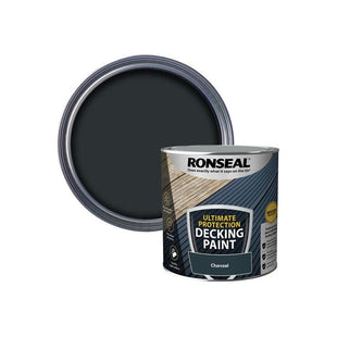 Ronseal Ultimate Protection Decking Paint Charcoal 2.5 litre Ronseal - RockBottom Nothampton