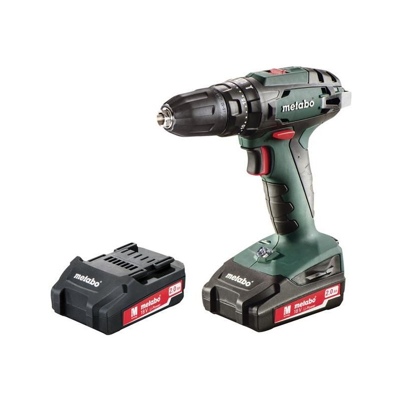 Metabo SB 18 Combi Hammer Drill 18V 2 x 2.0Ah Li-ion Metabo - RockBottom Northampton