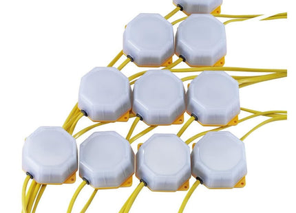 Draper SMD LED Festoon String Lights, 4W, 3,800 Lumens, 22m (Set of 10) 90094 Draper - Town Tools 