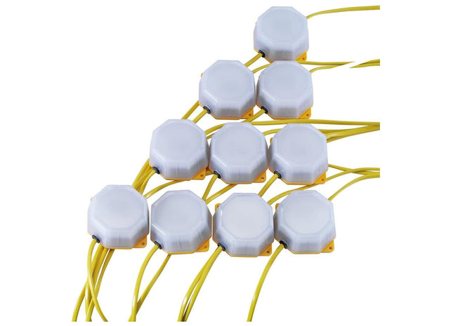 Draper SMD LED Festoon String Lights, 4W, 3,800 Lumens, 22m (Set of 10) 90094 Draper - Town Tools 
