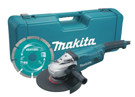 Makita GA9020KD 230mm Angle Grinder with Case & Diamond Wheel 2000W 110V Makita - RockBottom Northampton 