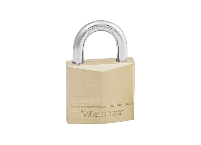 Master Lock Solid Brass 30mm Padlock 4-Pin Master Lock - RockBottom Northampton