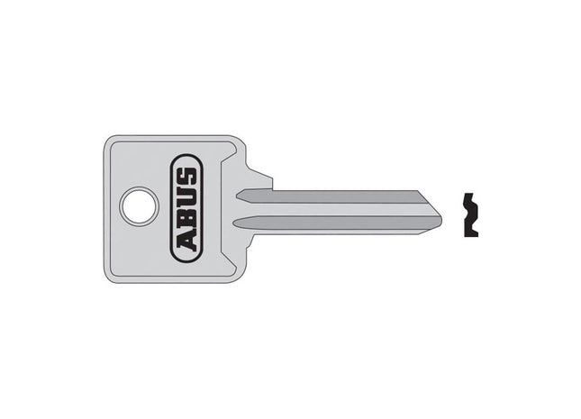 Abus Mechanical 85/40 40mm Right Hand Key Blank ABUS Mechanical - RockBottom Northampton 