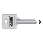 Abus Mechanical 85/40 40mm Right Hand Key Blank ABUS Mechanical - RockBottom Northampton 