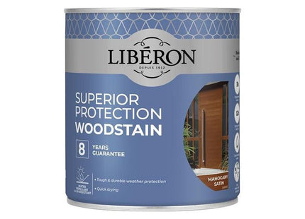 Liberon Superior Protection 8 Year Woodstain Mahogany Satin 750ml Liberon - RockBottom Northampton