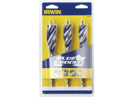 Irwin® Blue Groove 6X Wood Drill Bit Set, 3 Piece IRWIN® - RockBottom Northampton