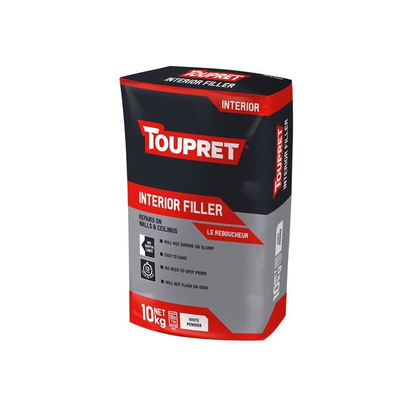 Toupret Interior Filler 10kg Toupret - RockBottom Northampton