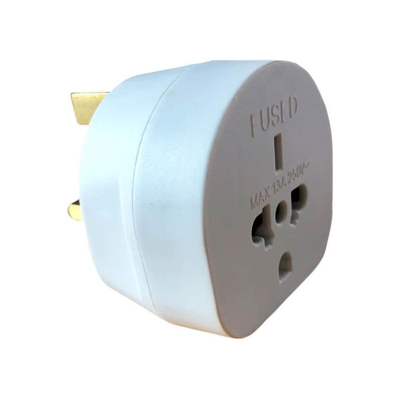 Dencon EU/US/CAN/AUS to UK Adaptor 13A Dencon - RockBottom Northampton