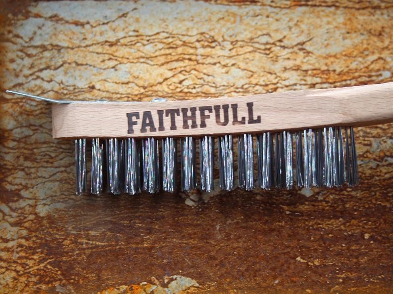 Faithfull Heavy-Duty Scratch Brush with Scraper - 4 Row Faithfull - RockBottom Northampton