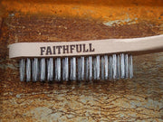 Faithfull Heavy-Duty Stainless Steel Scratch Brush, 4 Row Faithfull - RockBottom Northampton