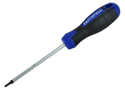 Faithfull Screwdriver Star (TORX) Tip TX10 x 100mm Faithfull - RockBottom Northampton