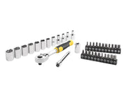 STANLEY Hand Tools 1/4in Compact Socket Set, 37 Piece STANLEY� Hand Tools - RockBottom Nothampton