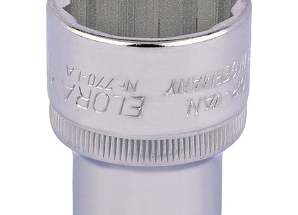 Draper Elora Bi-Hexagon Socket, 1/2" Sq. Dr., 1" 24476 Draper - Town Tools 