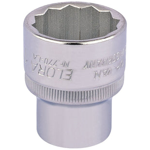Draper Elora Bi-Hexagon Socket, 1/2" Sq. Dr., 1" 24476 Draper - Town Tools 