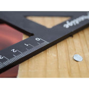 Faithfull Prestige Centre Finder Gauge Black Aluminium 100mm Faithfull - RockBottom Northampton