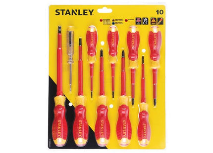 Stanley® Hand Tools FatMax® VDE Insulated Screwdriver Set, 10 Piece STANLEY® Hand Tools - RockBottom Nothampton