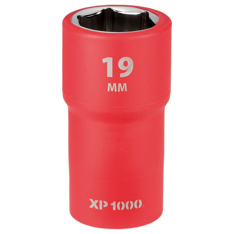 Draper XP1000 VDE Socket, 1/2" Sq. Dr., 19mm Draper - Town Tools