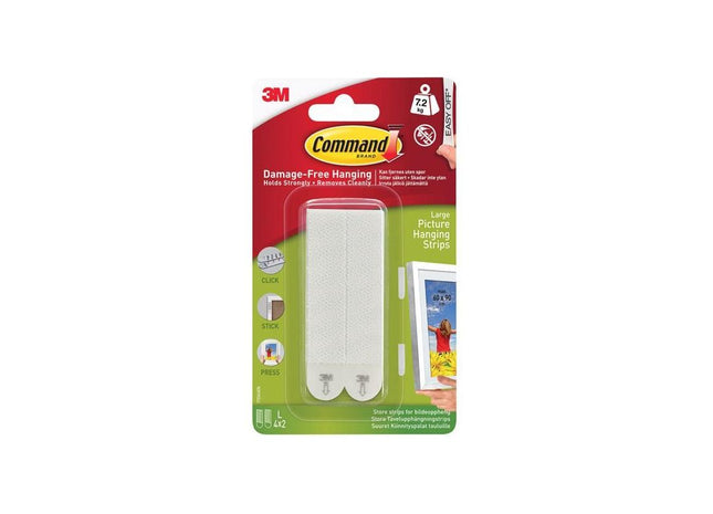 Command™ Picture Hanging Strips, Large (Pack 4) Command™ - RockBottom Northampton