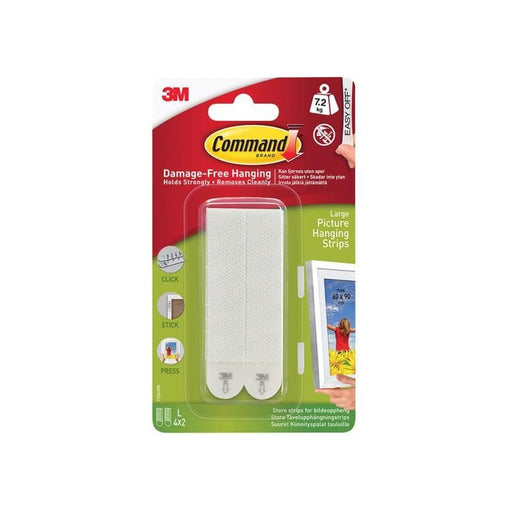 Command™ Picture Hanging Strips, Large (Pack 4) Command™ - RockBottom Northampton