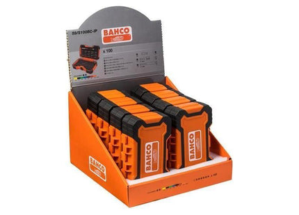 Bahco 100 Piece Colour Bit Set Display (8 x Sets) Bahco - RockBottom Northampton