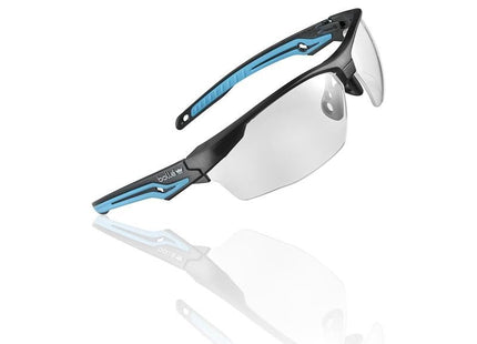 Bolle Safety TRYON Safety Glasses - Platinum Cobalt Flash Bolle Safety - RockBottom Northampton