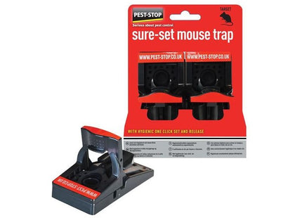 Pest-Stop (Pelsis Group) Sure-Set Mouse Trap (Twin Pack) Pest-Stop (Pelsis Group) - RockBottom Nothampton