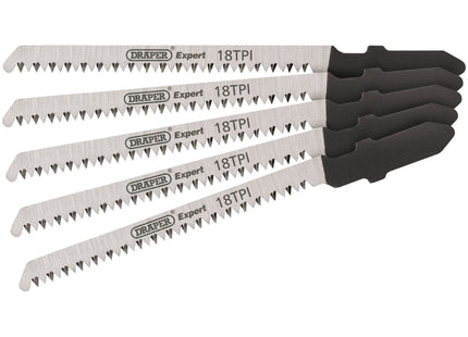 Draper DT101AO Jigsaw Blade Set, 83mm (5 Piece) 81721 Draper - Town Tools 