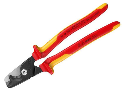 Knipex 95 18 225 VDE StepCut® XL Cable Shears 225mm Knipex - RockBottom Northampton