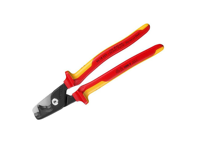 Knipex 95 18 225 VDE StepCut® XL Cable Shears 225mm Knipex - RockBottom Northampton