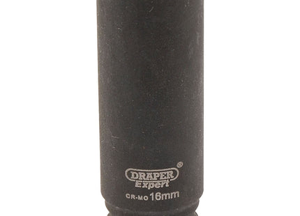 Draper Expert HI-TORQ 6 Point Deep Impact Socket, 3/8" Sq. Dr., 16mm Draper - Town Tools 